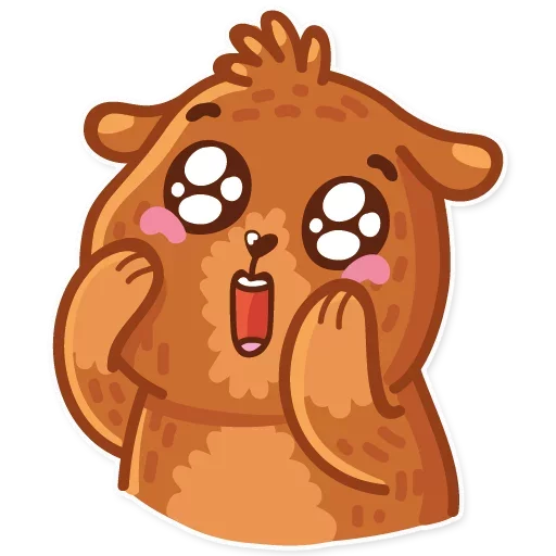 🤗 Стикер «Andy bear» для Telegram