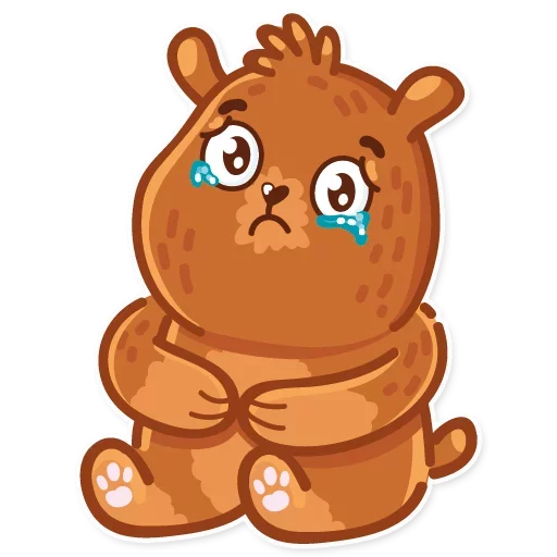 😰 Стикер «Andy bear» для Telegram