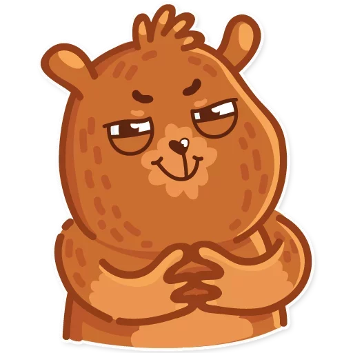 😈 Стикер «Andy bear» для Telegram