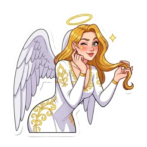 😇 Стикер «Ангелицы» для Telegram
