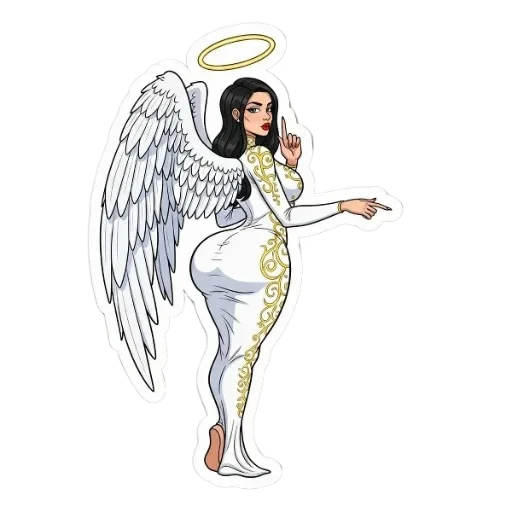 👋 Стикер «Ангелицы» для Telegram