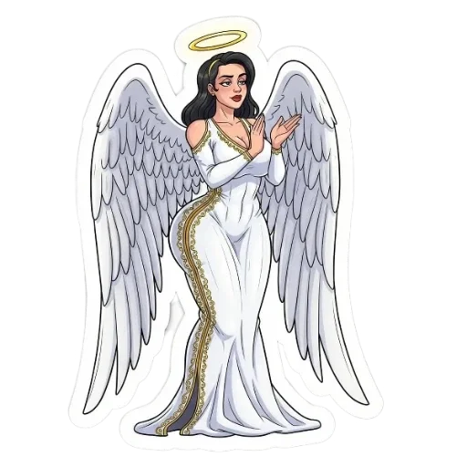👍 Стикер «Ангелицы» для Telegram