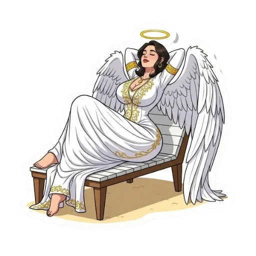 😊 Стикер «Ангелицы» для Telegram