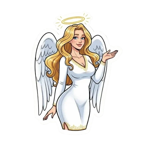 😊 Стикер «Ангелицы» для Telegram
