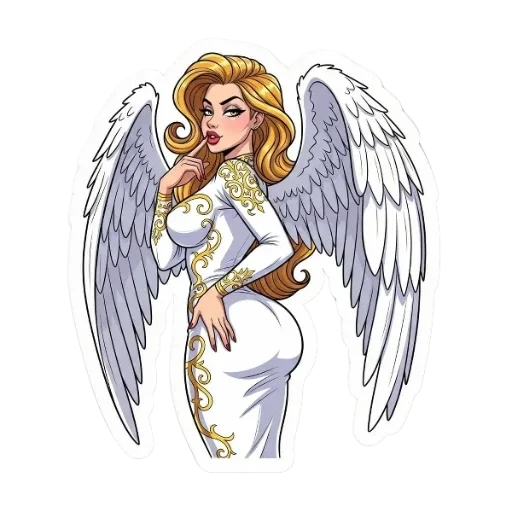 🥵 Стикер «Ангелицы» для Telegram