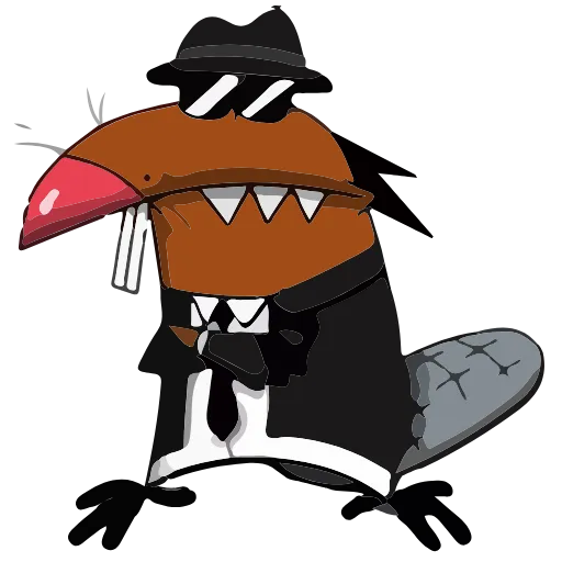 😎 Эмодзи «Крутые Бобры» для Telegram