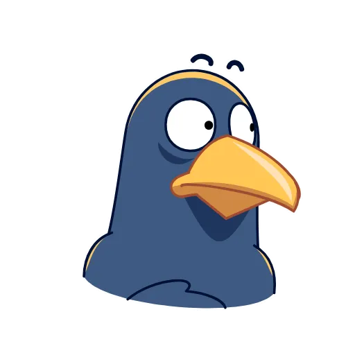 😐 Стикер «Большой премиум стикер» для Telegram