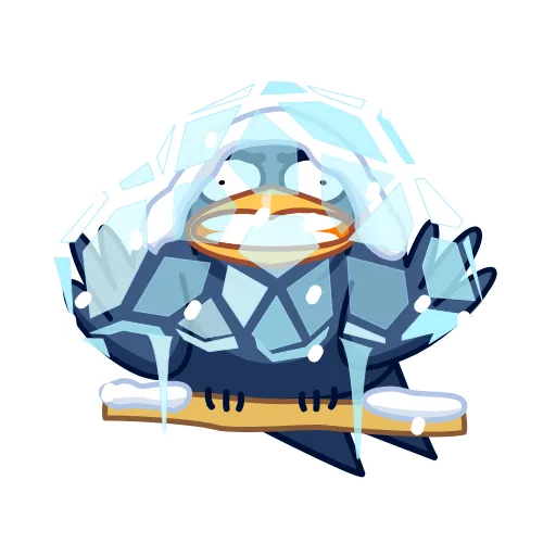 🥶 Стикер «Большой премиум стикер» для Telegram