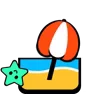 🏖 Эмодзи «Anim Default Pins» для Telegram
