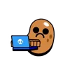 🥔 Эмодзи «Anim Default Pins» для Telegram
