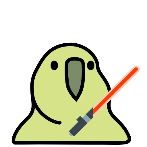 🗡 Эмодзи «Party Parrot» для Telegram