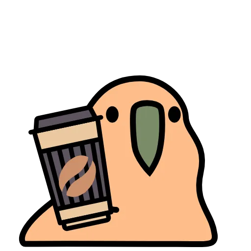 ☕️ Эмодзи «Party Parrot» для Telegram
