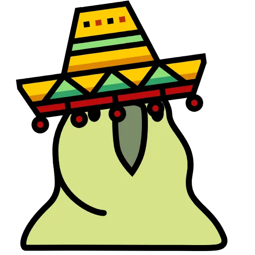 🎩 Эмодзи «Party Parrot» для Telegram