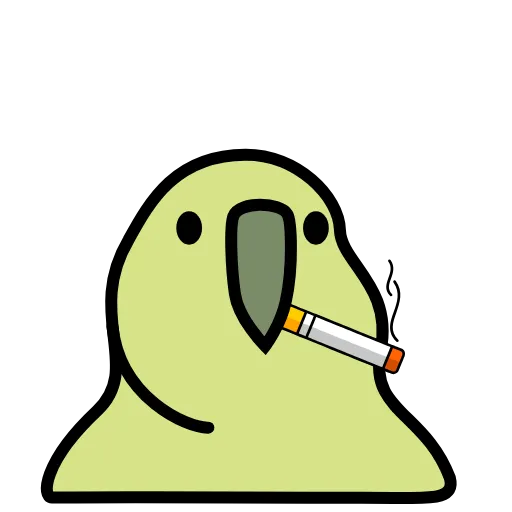 🚬 Эмодзи «Party Parrot» для Telegram