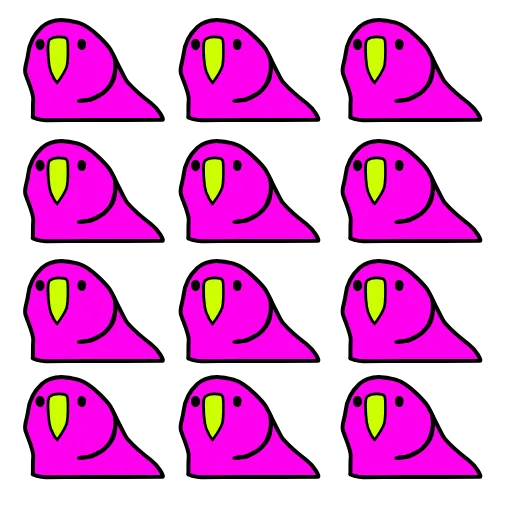 🫥 Эмодзи «Party Parrot» для Telegram