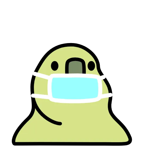 😷 Эмодзи «Party Parrot» для Telegram
