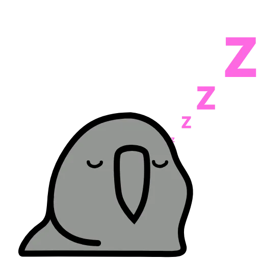 😴 Эмодзи «Party Parrot» для Telegram