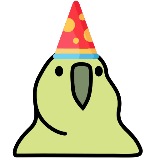 🥳 Эмодзи «Party Parrot» для Telegram