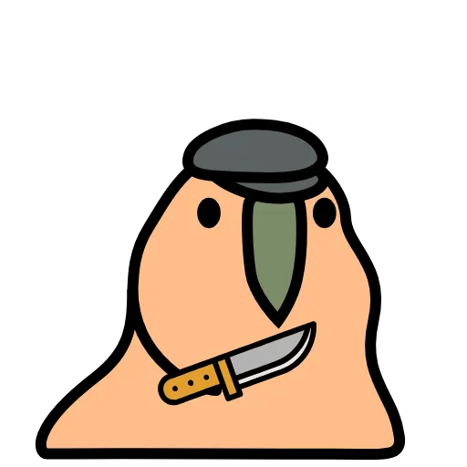 🔪 Эмодзи «Party Parrot» для Telegram