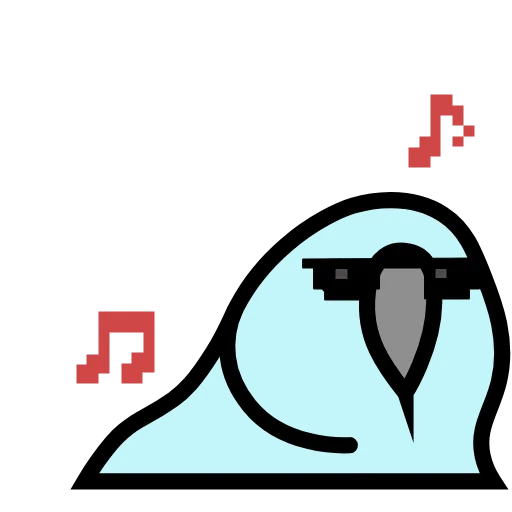 🎶 Эмодзи «Party Parrot» для Telegram