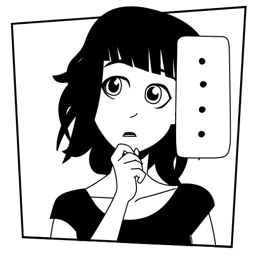 🤔 Стикер «Animanguys» для Telegram