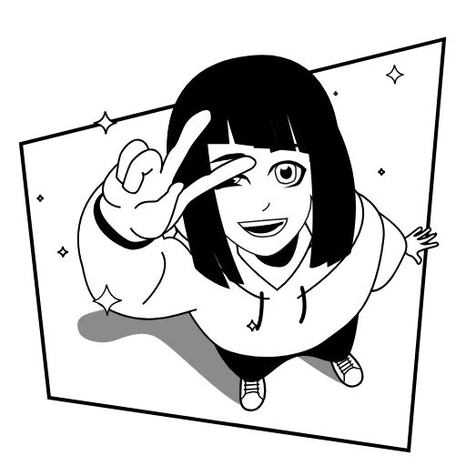 ✌️ Стикер «Animanguys» для Telegram