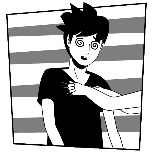 😵‍💫 Стикер «Animanguys» для Telegram