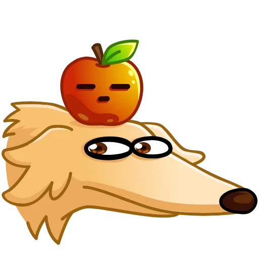 🍎 Эмодзи «Borzoi» для Telegram
