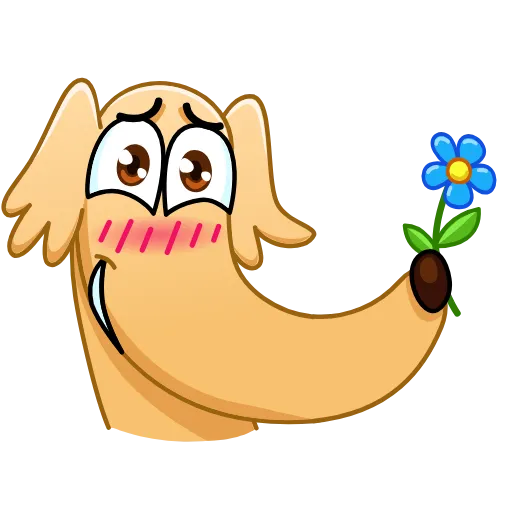 🌺 Эмодзи «Borzoi» для Telegram