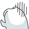 😔 Эмодзи «Animated Bunny» для Telegram
