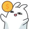 🪙 Эмодзи «Animated Bunny» для Telegram