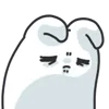 😔 Эмодзи «Animated Bunny» для Telegram