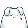 😢 Эмодзи «Animated Bunny» для Telegram