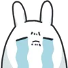 😭 Эмодзи «Animated Bunny» для Telegram