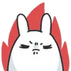🔥 Эмодзи «Animated Bunny» для Telegram