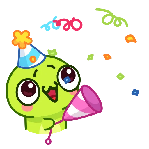 🥳 Эмодзи «Гусеница» для Telegram