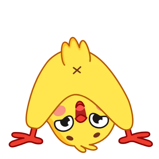 🙃 Эмодзи «Цыпа ×» для Telegram