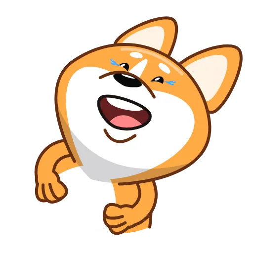 😂 Эмодзи «Корги» для Telegram