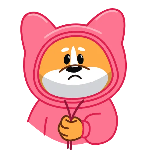 😔 Эмодзи «Корги» для Telegram