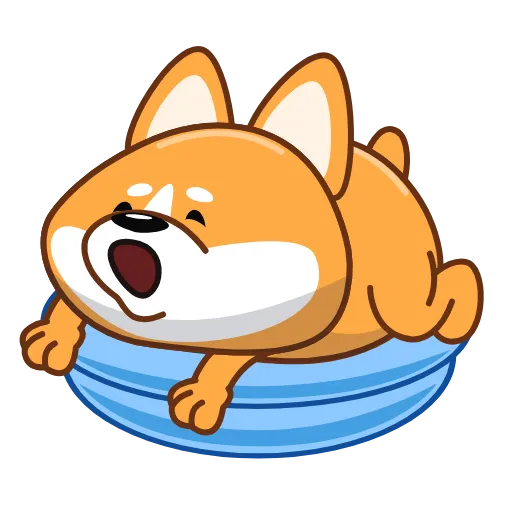 😴 Эмодзи «Корги» для Telegram