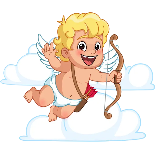 👋 Эмодзи «Анимированный набор эмоджи с Купидоном» для Telegram
