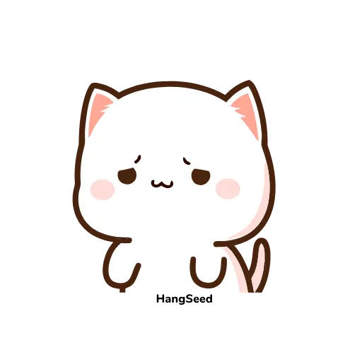 😔 Эмодзи «Cute Cats» для Telegram