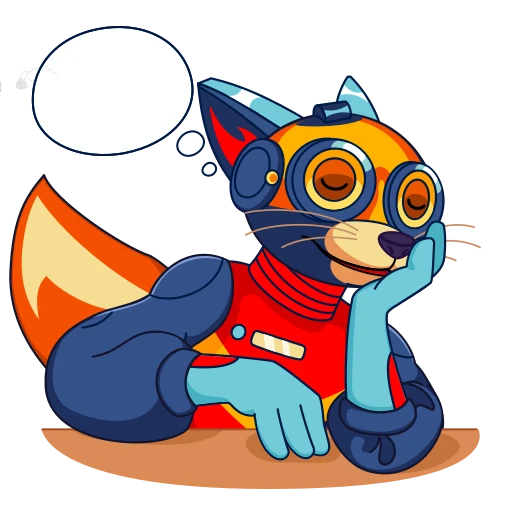 😴 Стикер «КиберЛис» для Telegram
