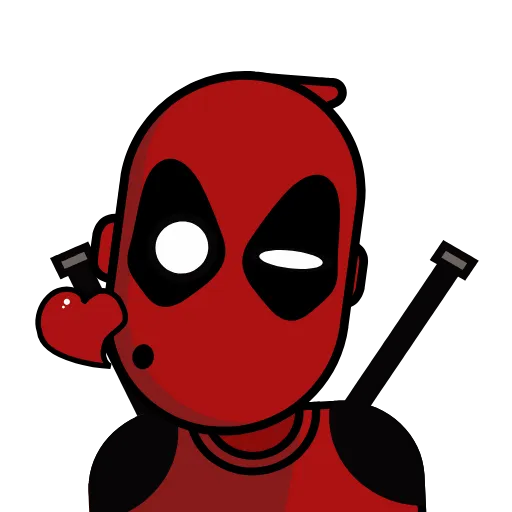 😘 Эмодзи «Deadpool» для Telegram