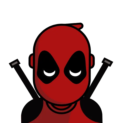 😞 Эмодзи «Deadpool» для Telegram