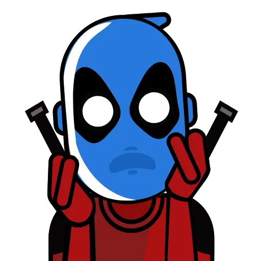 😨 Эмодзи «Deadpool» для Telegram