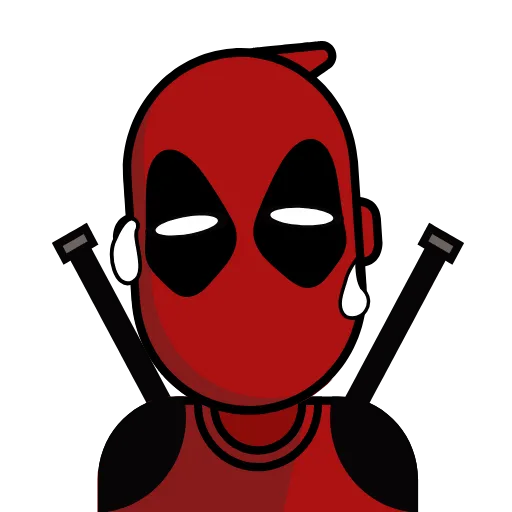 😭 Эмодзи «Deadpool» для Telegram