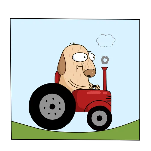 🚜 Эмодзи «Diggy» для Telegram