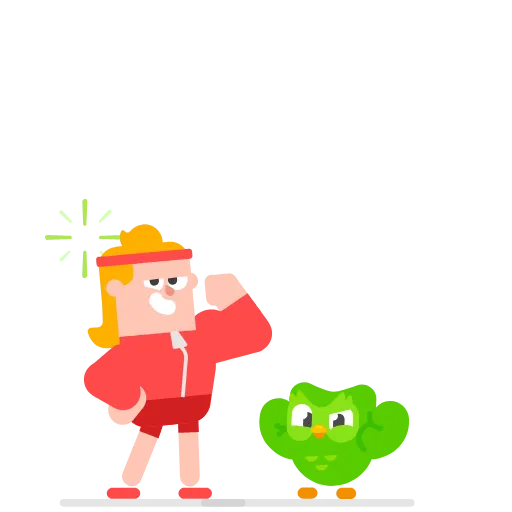 🥳 Эмодзи «Duolingo» для Telegram