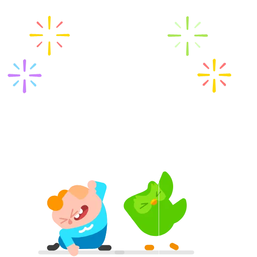 🥳 Эмодзи «Duolingo» для Telegram